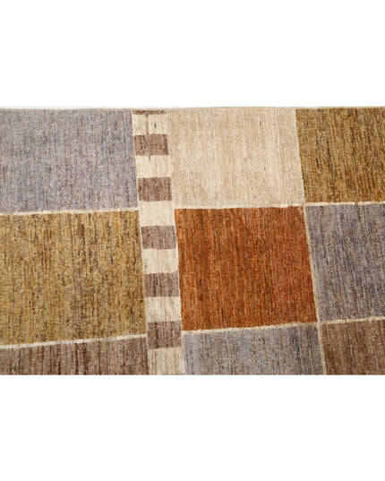 Modcar 6' 5" X 9' 5" Hand Knotted Wool Rug 6' 5" X 9' 5" (196 X 287) / Beige / Wool