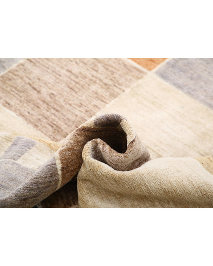 Modcar 6' 5" X 9' 5" Hand Knotted Wool Rug 6' 5" X 9' 5" (196 X 287) / Beige / Wool