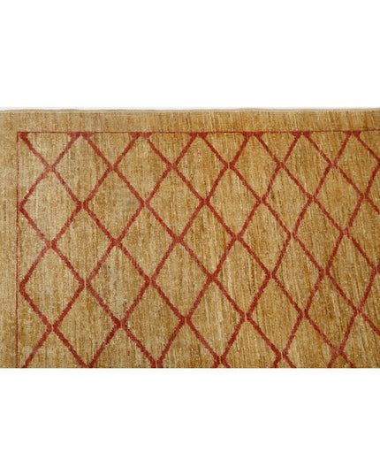 Modcar 5' 7" X 7' 7" Hand Knotted Wool Rug 5' 7" X 7' 7" (170 X 231) / Beige / Wool