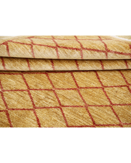 Modcar 5' 7" X 7' 7" Hand Knotted Wool Rug 5' 7" X 7' 7" (170 X 231) / Beige / Wool