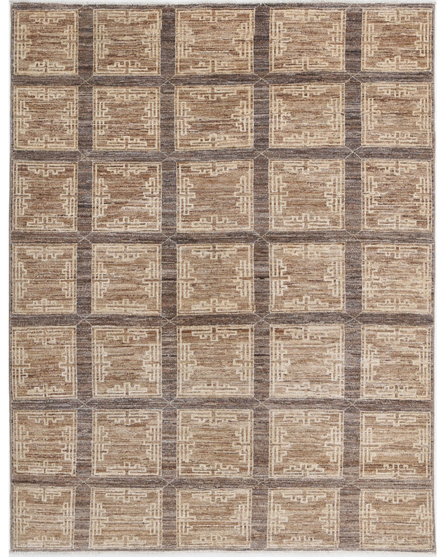 Modcar 4' 5" X 5' 9" Hand Knotted Wool Rug 4' 5" X 5' 9" (135 X 175) / Multi / Wool