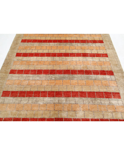 Modcar 6' 0" X 7' 11" Hand Knotted Wool Rug 6' 0" X 7' 11" (183 X 241) / Multi / Wool