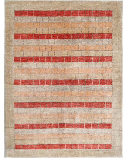 Modcar 6' 0" X 7' 11" Hand Knotted Wool Rug 6' 0" X 7' 11" (183 X 241) / Multi / Wool