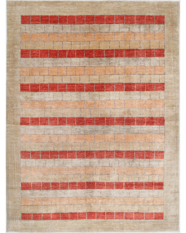 Modcar 6' 0" X 7' 11" Hand Knotted Wool Rug 6' 0" X 7' 11" (183 X 241) / Multi / Wool