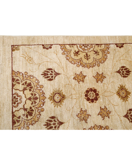Modcar 6' 2" X 8' 2" Hand Knotted Wool Rug 6' 2" X 8' 2" (188 X 249) / Beige / Wool