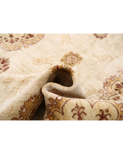 Modcar 6' 2" X 8' 2" Hand Knotted Wool Rug 6' 2" X 8' 2" (188 X 249) / Beige / Wool