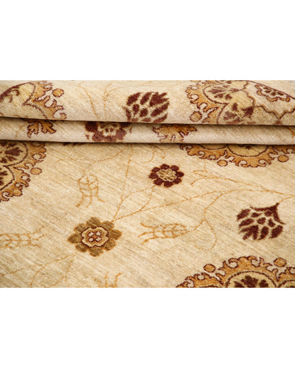 Modcar 6' 2" X 8' 2" Hand Knotted Wool Rug 6' 2" X 8' 2" (188 X 249) / Beige / Wool