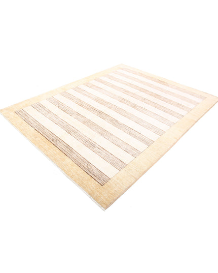 Modcar 6' 5" X 8' 2" Hand Knotted Wool Rug 6' 5" X 8' 2" (196 X 249) / Beige / Wool