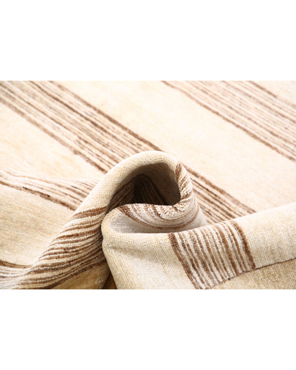 Modcar 6' 5" X 8' 2" Hand Knotted Wool Rug 6' 5" X 8' 2" (196 X 249) / Beige / Wool