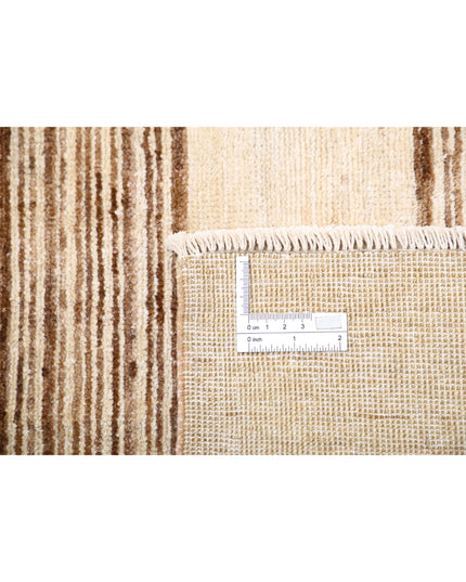 Modcar 6' 5" X 8' 2" Hand Knotted Wool Rug 6' 5" X 8' 2" (196 X 249) / Beige / Wool