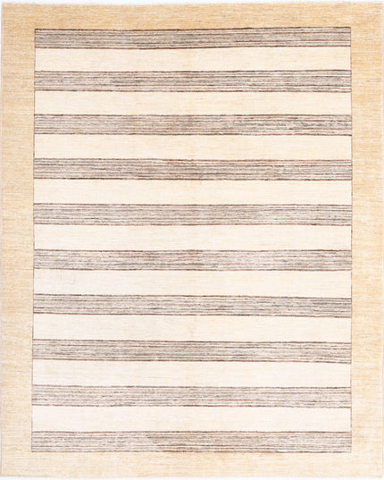 Modcar 6' 5" X 8' 2" Hand Knotted Wool Rug 6' 5" X 8' 2" (196 X 249) / Beige / Wool