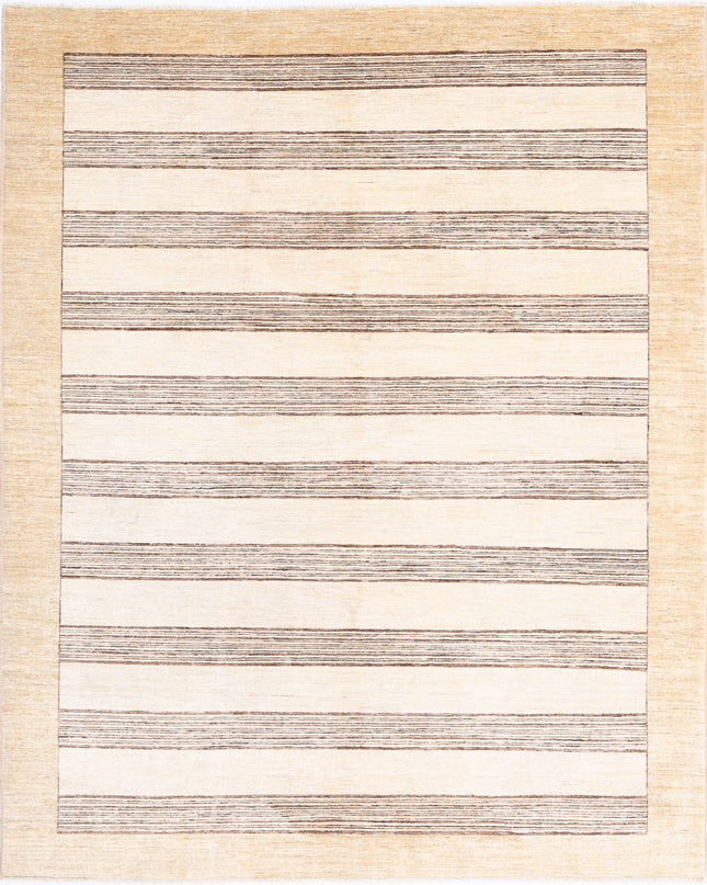 Modcar 6' 5" X 8' 2" Hand Knotted Wool Rug 6' 5" X 8' 2" (196 X 249) / Beige / Wool