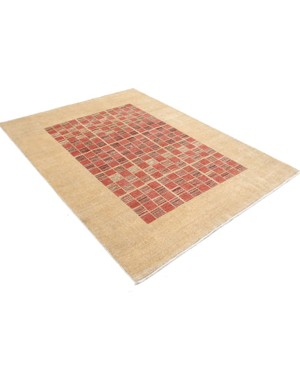 Modcar 5' 4" X 7' 2" Hand Knotted Wool Rug 5' 4" X 7' 2" (162 X 219) / Multi / Wool