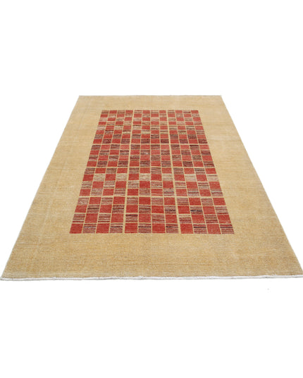 Modcar 5' 4" X 7' 2" Hand Knotted Wool Rug 5' 4" X 7' 2" (162 X 219) / Multi / Wool