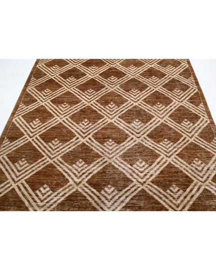 Modcar 6' 0" X 8' 2" Hand Knotted Wool Rug 6' 0" X 8' 2" (183 X 249) / Beige / Wool
