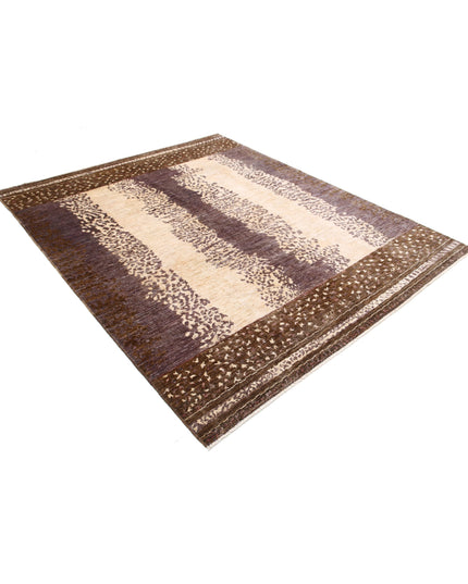 Modcar 6' 7" X 8' 0" Hand Knotted Wool Rug 6' 7" X 8' 0" (201 X 244) / Beige / Wool