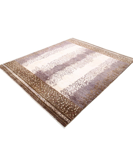 Modcar 6' 7" X 8' 0" Hand Knotted Wool Rug 6' 7" X 8' 0" (201 X 244) / Beige / Wool