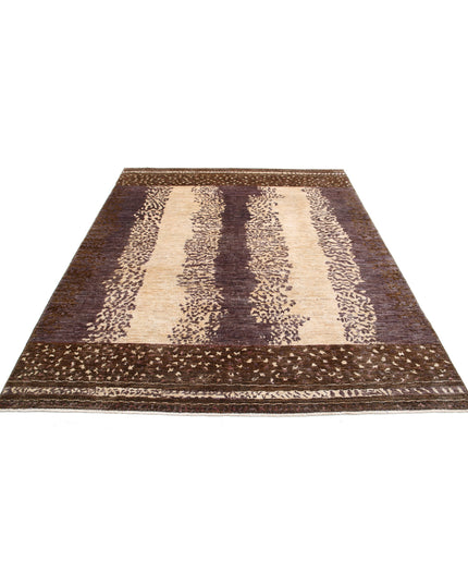 Modcar 6' 7" X 8' 0" Hand Knotted Wool Rug 6' 7" X 8' 0" (201 X 244) / Beige / Wool
