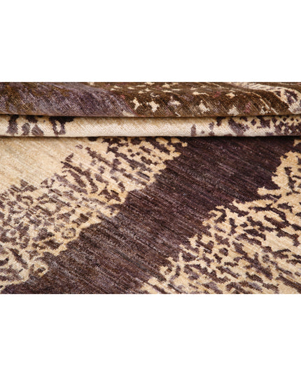 Modcar 6' 7" X 8' 0" Hand Knotted Wool Rug 6' 7" X 8' 0" (201 X 244) / Beige / Wool