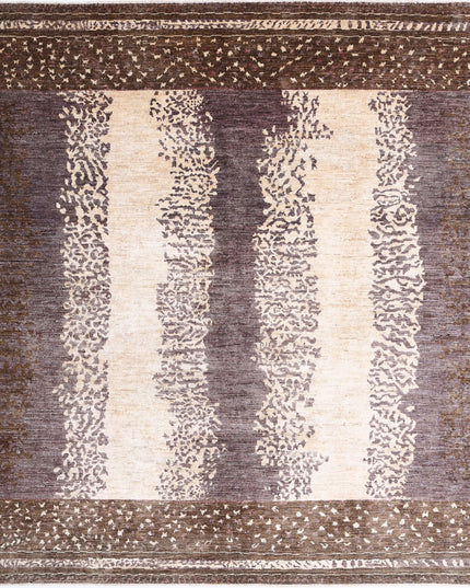 Modcar 6' 7" X 8' 0" Hand Knotted Wool Rug 6' 7" X 8' 0" (201 X 244) / Beige / Wool