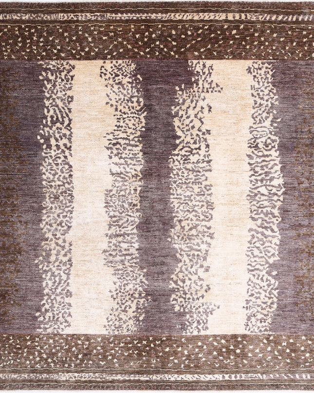 Modcar 6' 7" X 8' 0" Hand Knotted Wool Rug 6' 7" X 8' 0" (201 X 244) / Beige / Wool