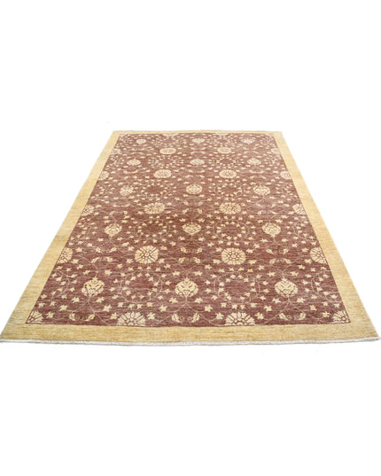 Modcar 6' 1" X 8' 6" Hand Knotted Wool Rug 6' 1" X 8' 6" (185 X 259) / Multi / Wool