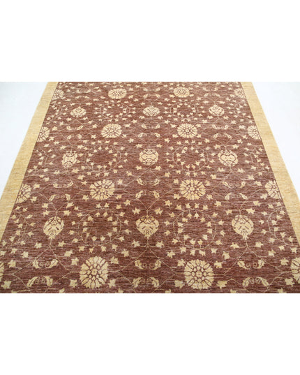 Modcar 6' 1" X 8' 6" Hand Knotted Wool Rug 6' 1" X 8' 6" (185 X 259) / Multi / Wool