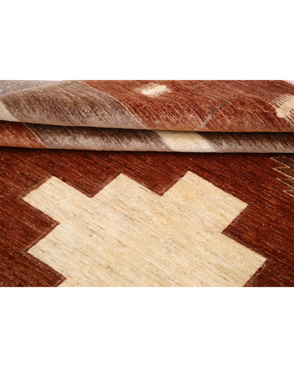 Modcar 6' 2" X 7' 9" Hand Knotted Wool Rug 6' 2" X 7' 9" (188 X 236) / Beige / Wool