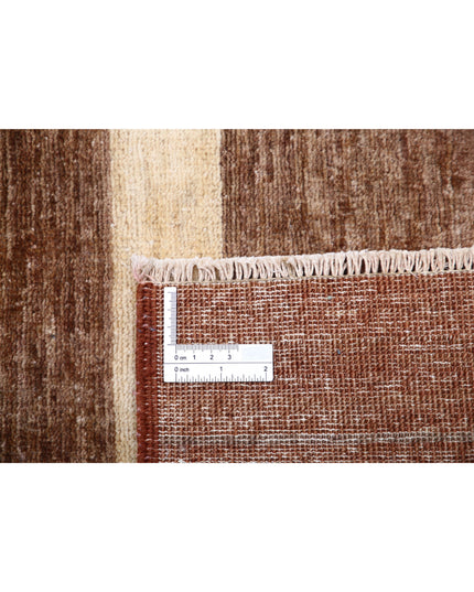 Modcar 6' 2" X 7' 9" Hand Knotted Wool Rug 6' 2" X 7' 9" (188 X 236) / Beige / Wool