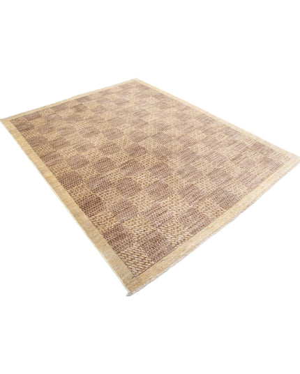 Modcar 5' 10" X 7' 4" Hand Knotted Wool Rug 5' 10" X 7' 4" (178 X 223) / Beige / Wool