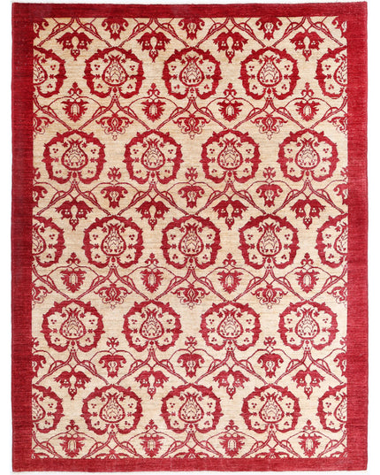 Modcar 5' 10" X 7' 9" Hand Knotted Wool Rug 5' 10" X 7' 9" (178 X 236) / Beige / Wool