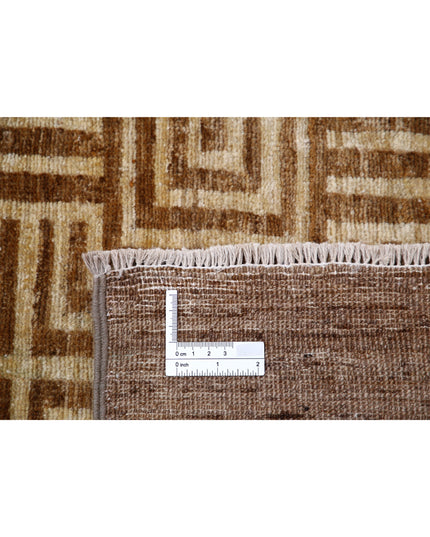 Modcar 5' 5" X 8' 7" Hand Knotted Wool Rug 5' 5" X 8' 7" (165 X 262) / Beige / Wool