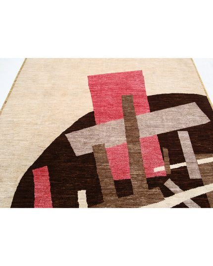 Modcar 6' 4" X 8' 0" Hand Knotted Wool Rug 6' 4" X 8' 0" (193 X 244) / Multi / Wool