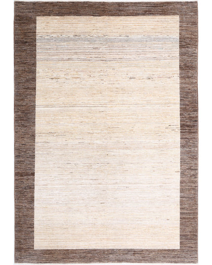 Modcar 6' 3" X 9' 3" Hand Knotted Wool Rug 6' 3" X 9' 3" (191 X 282) / Multi / Wool