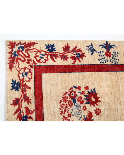 Modcar 6' 9" X 9' 4" Hand Knotted Wool Rug 6' 9" X 9' 4" (206 X 284) / Beige / Wool