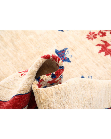 Modcar 6' 9" X 9' 4" Hand Knotted Wool Rug 6' 9" X 9' 4" (206 X 284) / Beige / Wool