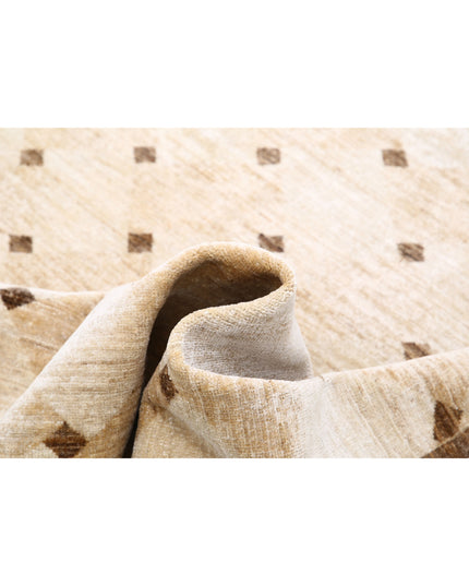 Modcar 6' 0" X 8' 11" Hand Knotted Wool Rug 6' 0" X 8' 11" (183 X 272) / Beige / Wool