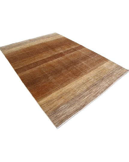 Modcar 6' 6" X 8' 9" Hand Knotted Wool Rug 6' 6" X 8' 9" (198 X 267) / Beige / Wool