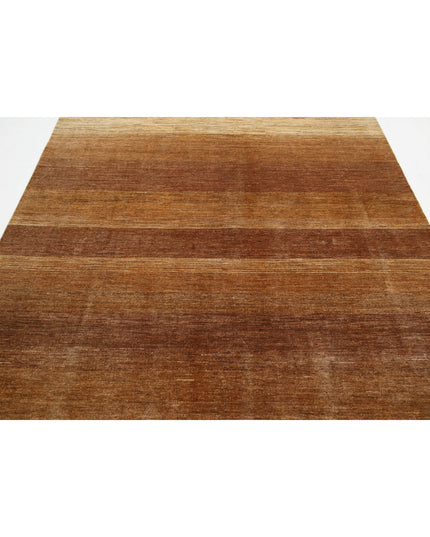 Modcar 6' 6" X 8' 9" Hand Knotted Wool Rug 6' 6" X 8' 9" (198 X 267) / Beige / Wool