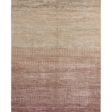 Modcar 4' 5" X 6' 6" Hand Knotted Wool Rug 4' 5" X 6' 6" (135 X 198) / Beige / Wool