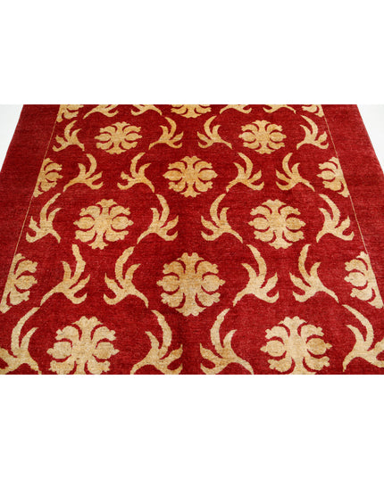 Modcar 6' 7" X 6' 10" Hand Knotted Wool Rug 6' 7" X 6' 10" (201 X 208) / Beige / Wool