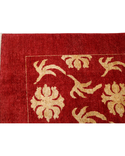 Modcar 6' 7" X 6' 10" Hand Knotted Wool Rug 6' 7" X 6' 10" (201 X 208) / Beige / Wool