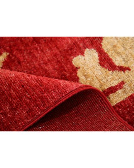 Modcar 6' 7" X 6' 10" Hand Knotted Wool Rug 6' 7" X 6' 10" (201 X 208) / Beige / Wool