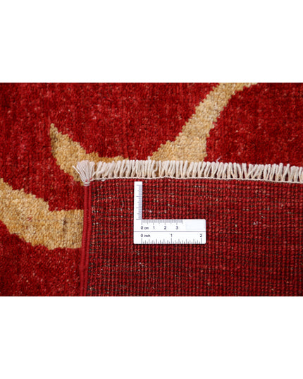 Modcar 6' 7" X 6' 10" Hand Knotted Wool Rug 6' 7" X 6' 10" (201 X 208) / Beige / Wool