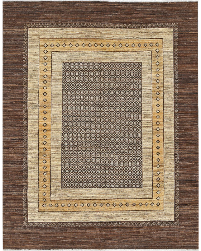 Modcar 6' 4" X 7' 11" Hand Knotted Wool Rug 6' 4" X 7' 11" (193 X 241) / Multi / Wool