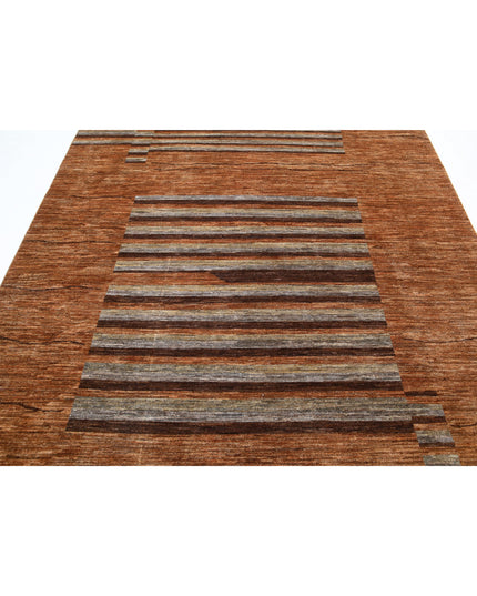 Modcar 6' 9" X 9' 6" Hand Knotted Wool Rug 6' 9" X 9' 6" (206 X 290) / Beige / Wool