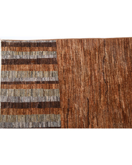 Modcar 6' 9" X 9' 6" Hand Knotted Wool Rug 6' 9" X 9' 6" (206 X 290) / Beige / Wool