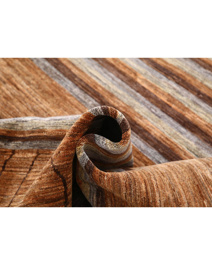 Modcar 6' 9" X 9' 6" Hand Knotted Wool Rug 6' 9" X 9' 6" (206 X 290) / Beige / Wool