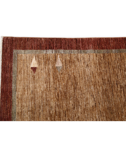 Modcar 5' 11" X 8' 9" Hand Knotted Wool Rug 5' 11" X 8' 9" (180 X 267) / Beige / Wool