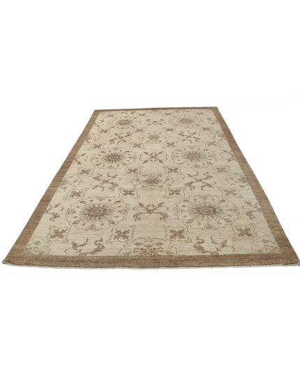 Modcar 6' 3" X 9' 1" Hand Knotted Wool Rug 6' 3" X 9' 1" (191 X 277) / Beige / Wool